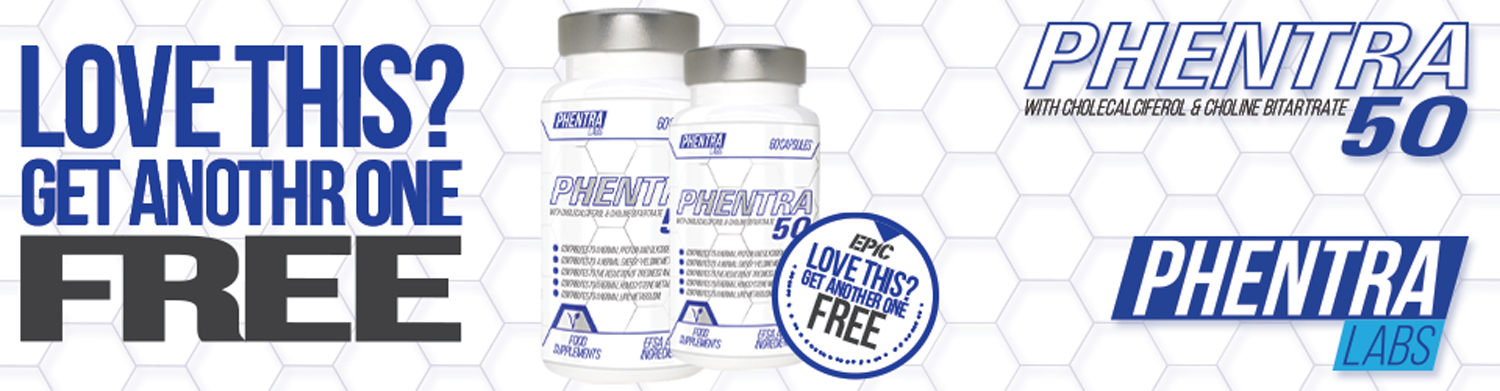 Phentra Labs Phentra 50 Slimming Pills buy 1 get 1 free Banner